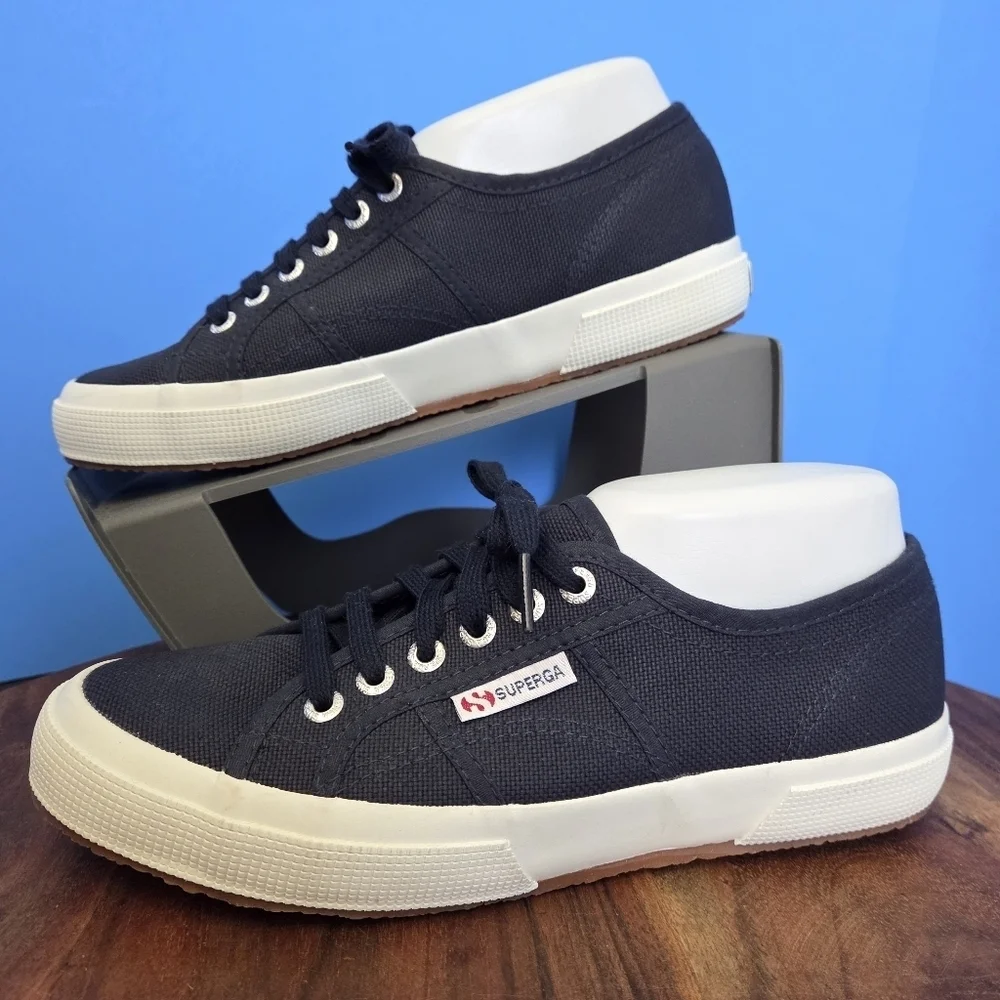 Superga Classic Canvas Sneakers Black Women’s US 8.0